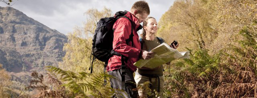 Hill walking in the national park