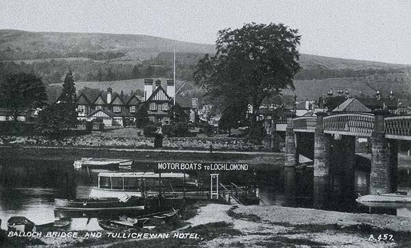 Tullichewan Hotel and Balloch Bridge