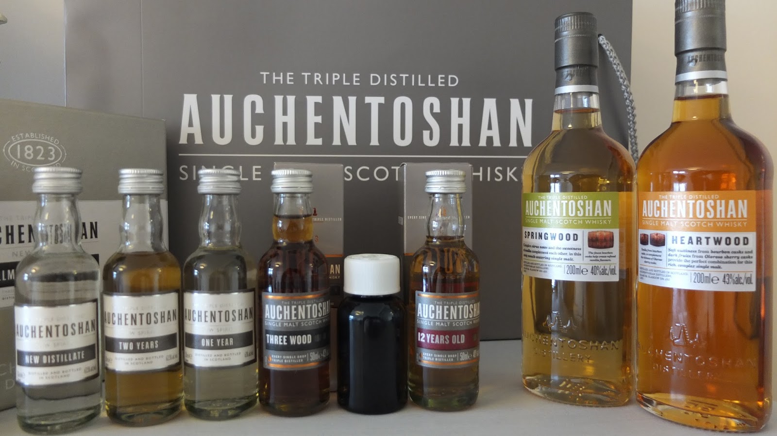 Auchentoshan bottles