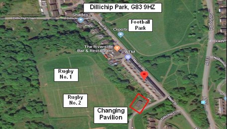 Map of Football Pitch Location