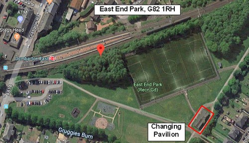 Map of Football Pitch Location