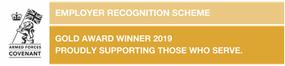 Employee Recognition Scheme: Gold award winners 2019, Proudly supporting those who serve