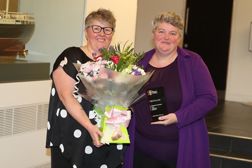 Bags Full of Love charity pictured with award