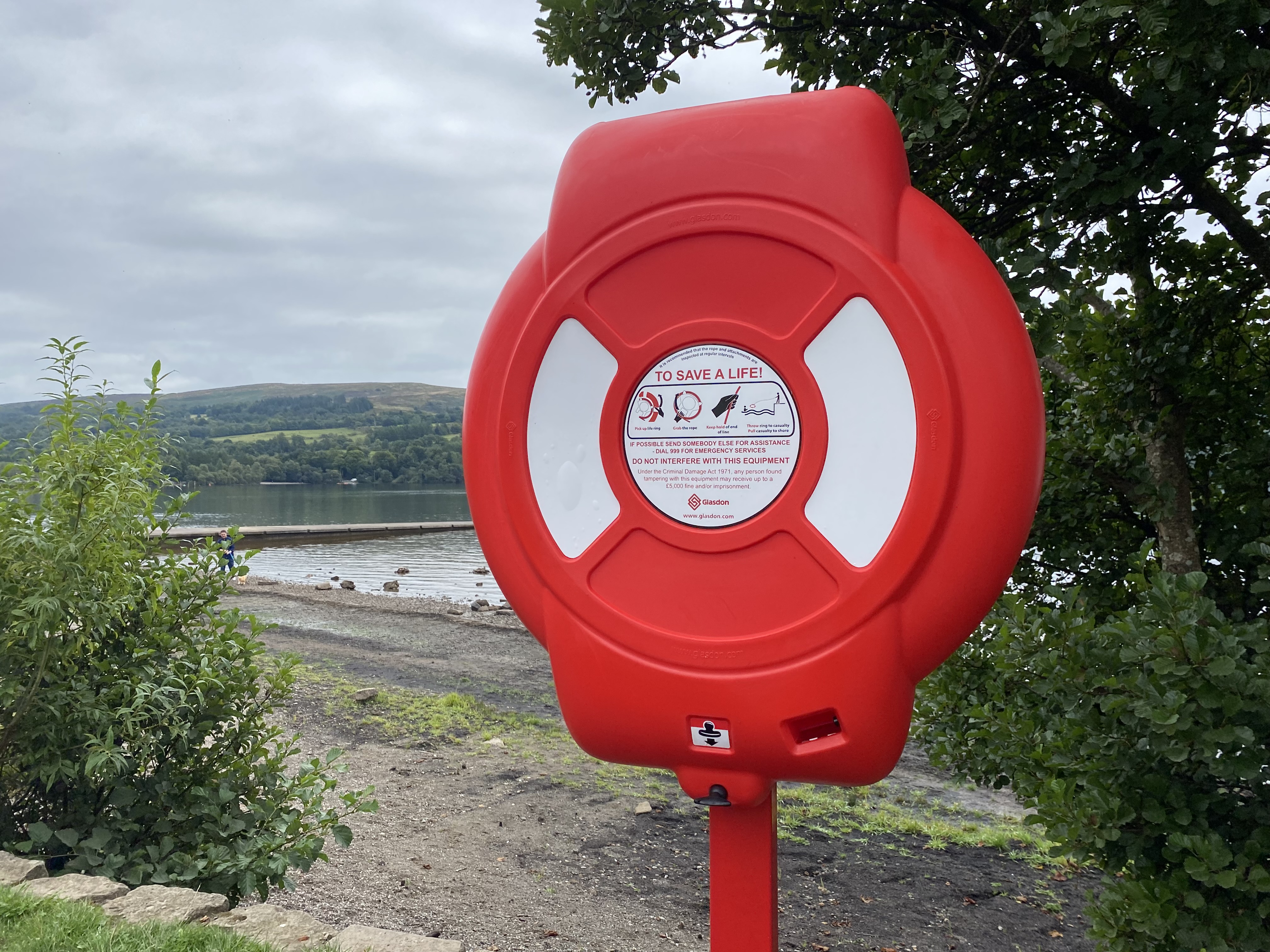 WDC life buoy at Balloch Park